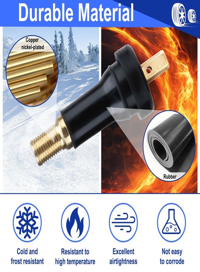 ecocstm 5 PCS TPMS 20008 Tire Valve Stem, Snap-in Rubber Tubeless Tire Pressure Sensor Valve Stem, TPMS Valve Stem Replacement, Compatible with Enclave Escalade Avalanche Sierra - Image 3