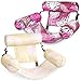 SLOOSH Inflatable Pool Floats Adult2 Packs Floating Lounge ChairsBlow up Pool Noodles for Adult Heavy DutyFloating Chair for Party Summer Water Beach Lake FunTropical LeavesChampagnePink - Image 3