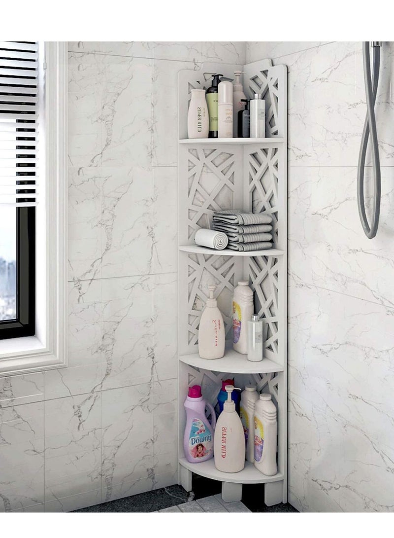 LINGWEI Bathroom Corner Stand Sink Organizer Shelf Display Rack - Image 2