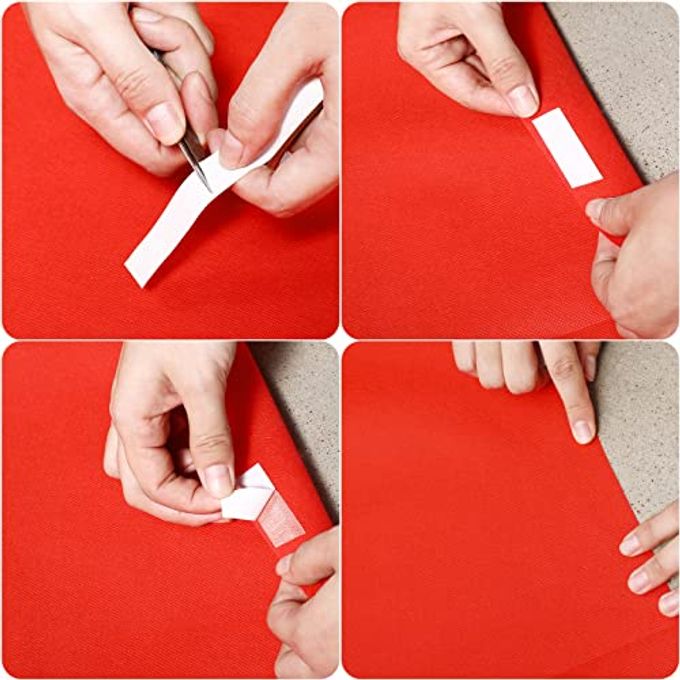 Shappy Red Carpet Runner Rug for Party 55gsm Thickness with 1 Piece Carpet Tape for Wedding Christmas Xmas Thanksgiving Outdoor Accessories, Wedding Party Hallway Rug(2.6 x 16.4 Feet) - Image 5