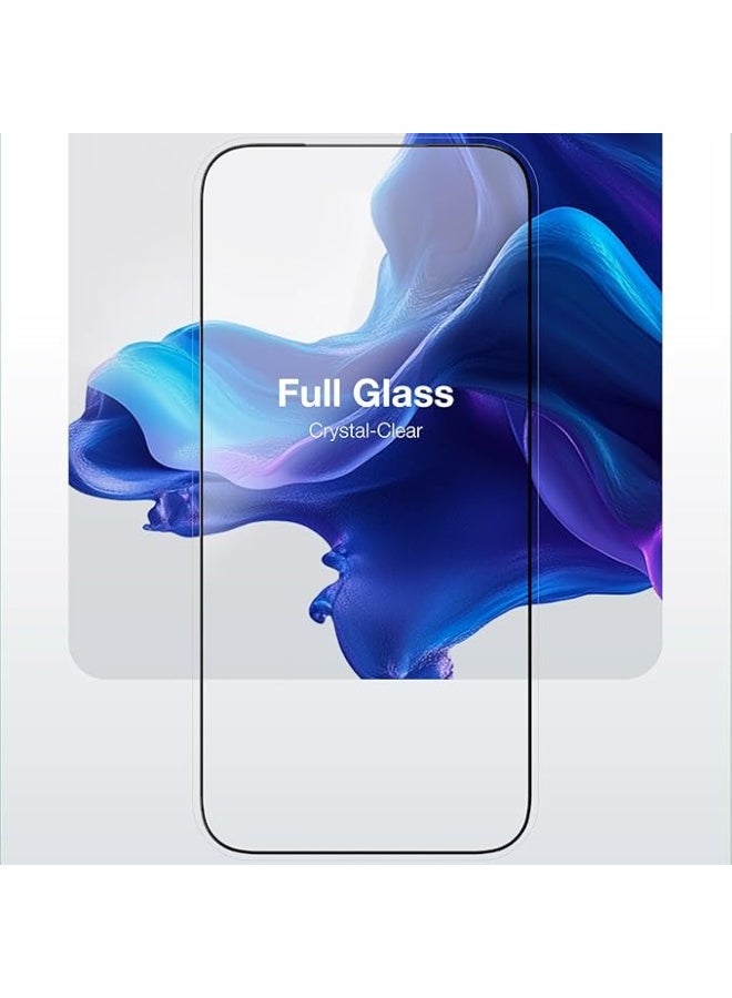 9H Compatible with iPhone 17 Pro Max Screen Protector, Anti Fingerprint Coating,High-Performance Optical Adhesive, PET Layer, High Edge Protection (Clear, iPhone 17 Pro Max) - Image 5
