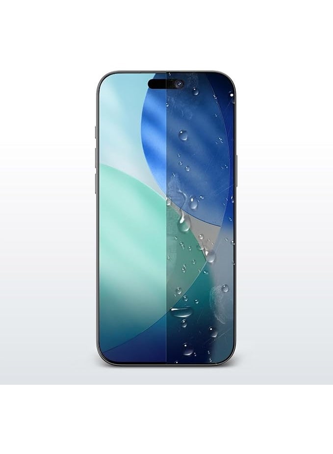 9H Compatible with iPhone 17 Pro Max Screen Protector, Anti Fingerprint Coating,High-Performance Optical Adhesive, PET Layer, High Edge Protection (Clear, iPhone 17 Pro Max) - Image 2