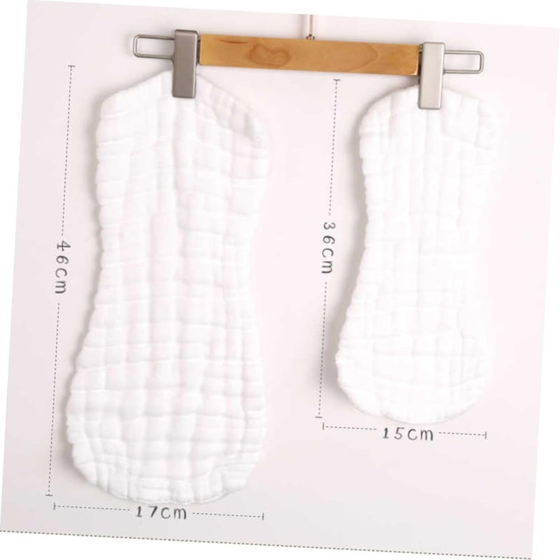 5 Pack Reusable Cotton Diapers High Absorbency Washable Water Tight Design Newborns - Image 3
