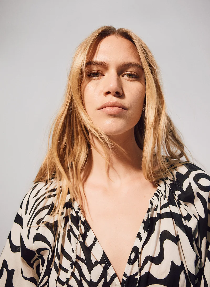 اتش اند ام Printed Maxi Dress