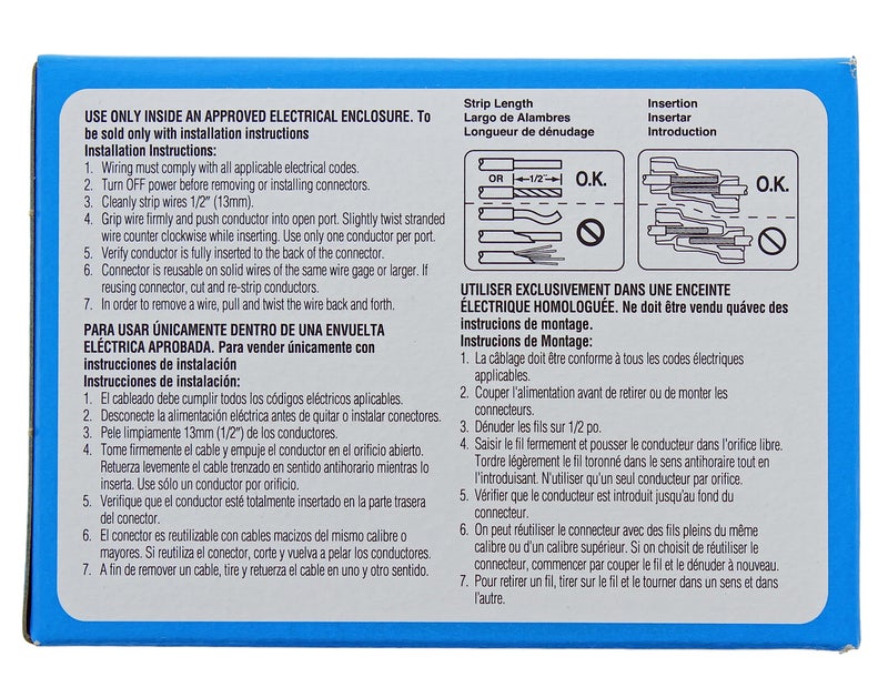IDEAL INDUSTRIES INC. 30-1042 SpliceLine In-Line Wire Connectors (Box of 100) - Image 5