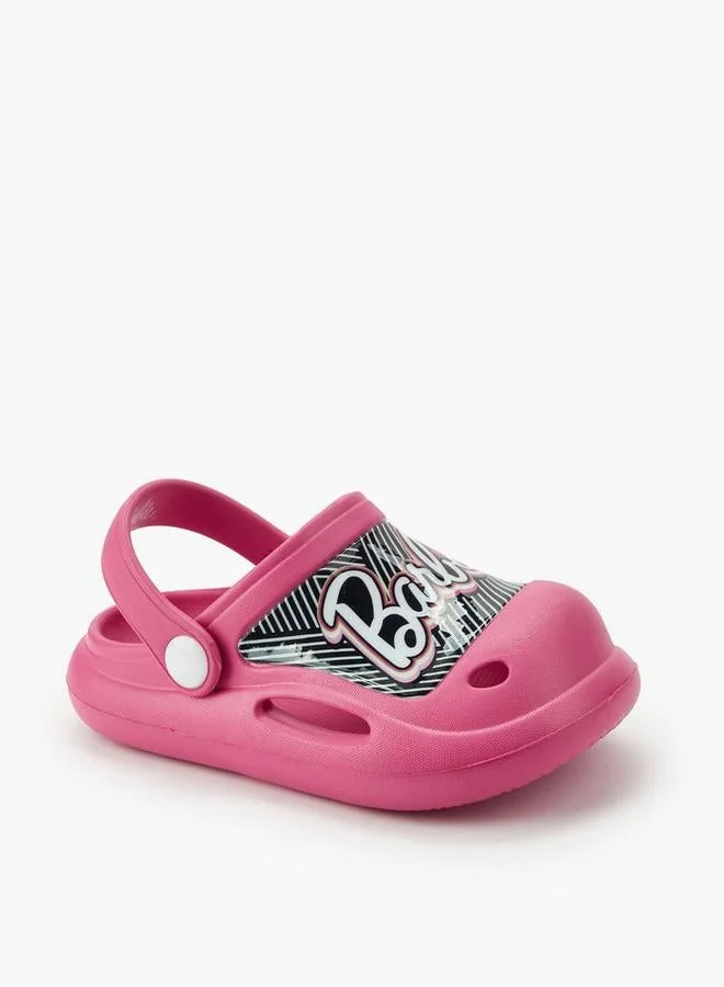 باربي Barbie Girls Printed Clogs