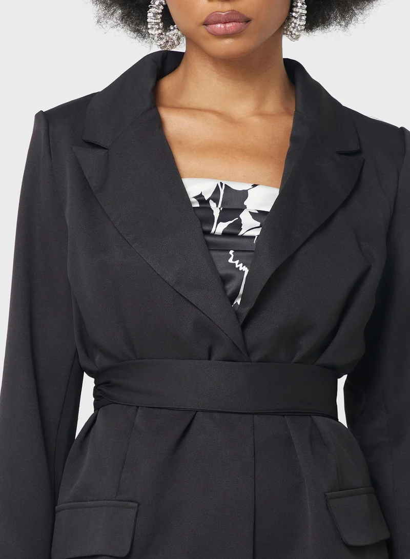 ELLA Belted Blazer