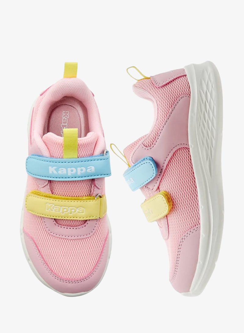 Kappa Girls Colourblock Sneakers with Hook and Loop Closure - Image 2