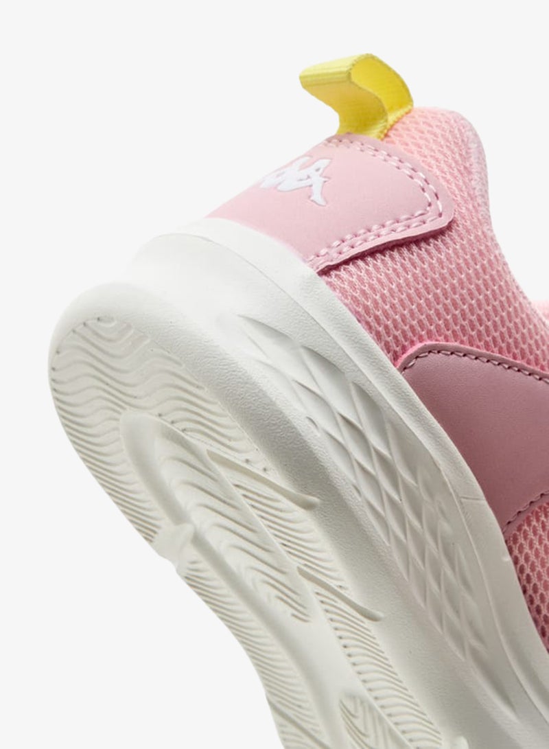 Kappa Girls Colourblock Sneakers with Hook and Loop Closure - Image 5
