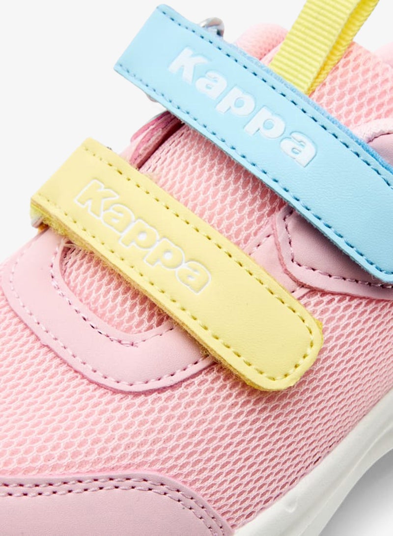Kappa Girls Colourblock Sneakers with Hook and Loop Closure - Image 4
