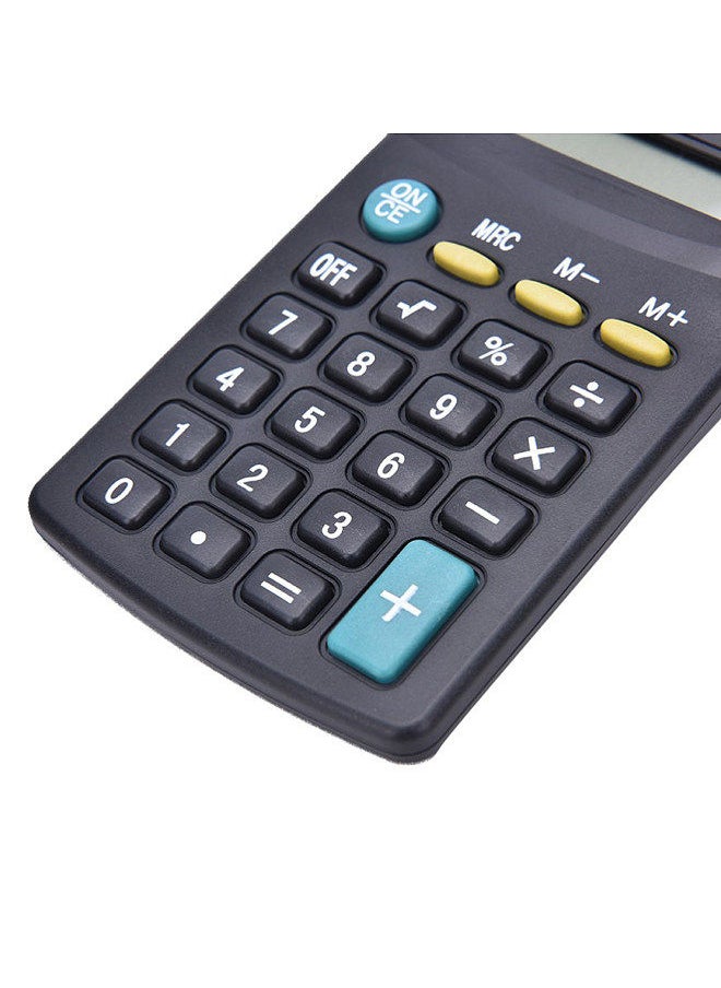 Generic - Mini Calculator 8-Digit LCD Display Small Calculator Cute Pocket Size 4.37x2.44'' for Students Use Portable Office Home School Account Financial Calculating Tool - Image 1