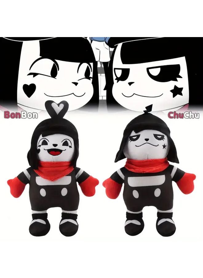 ChuChu Plush Doll Soft Stuffed Animal With Red Bow Ideal Birthday Christmas Gift - Image 2