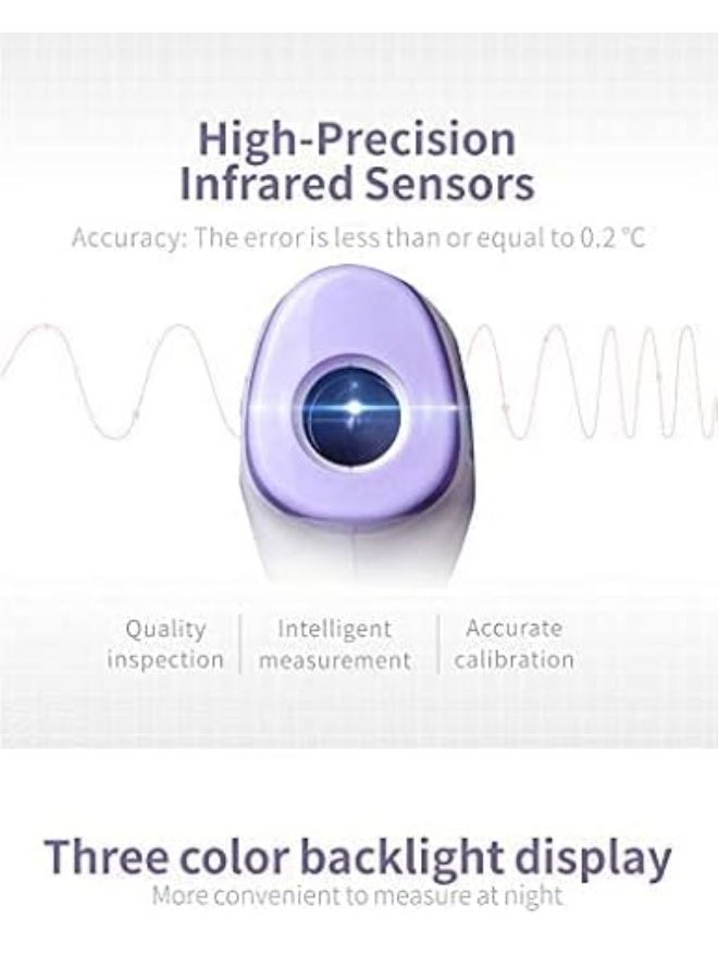 Professional Non-Contact Digital Infrared Thermometer - 3-in-1 Forehead, Ear & Body Temperature Gun - Instant Accurate Readings with LCD Display for All Ages - Image 3