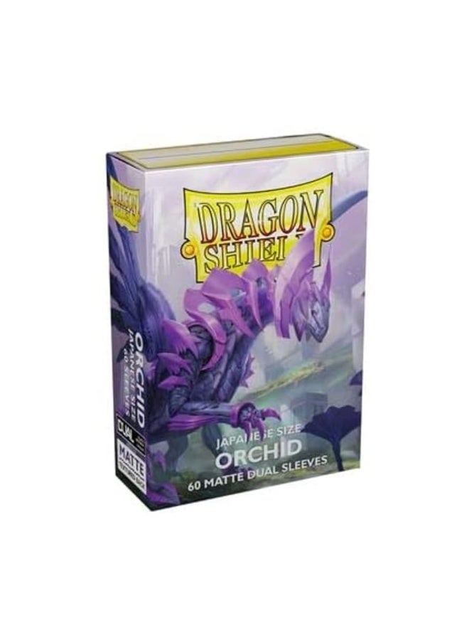 Arcane Tinmen أركين تينمن دراجون شيلد أكمام بحجم ياباني - مات ديوال أوركيد 60CT - أكمام بطاقات ناعمة وقوية - متوافقة مع بوكيمون، يوجيو، وماجيك ذا غاذرينغ - MTG، TCG، OCG، (AT-15141) - Image 2