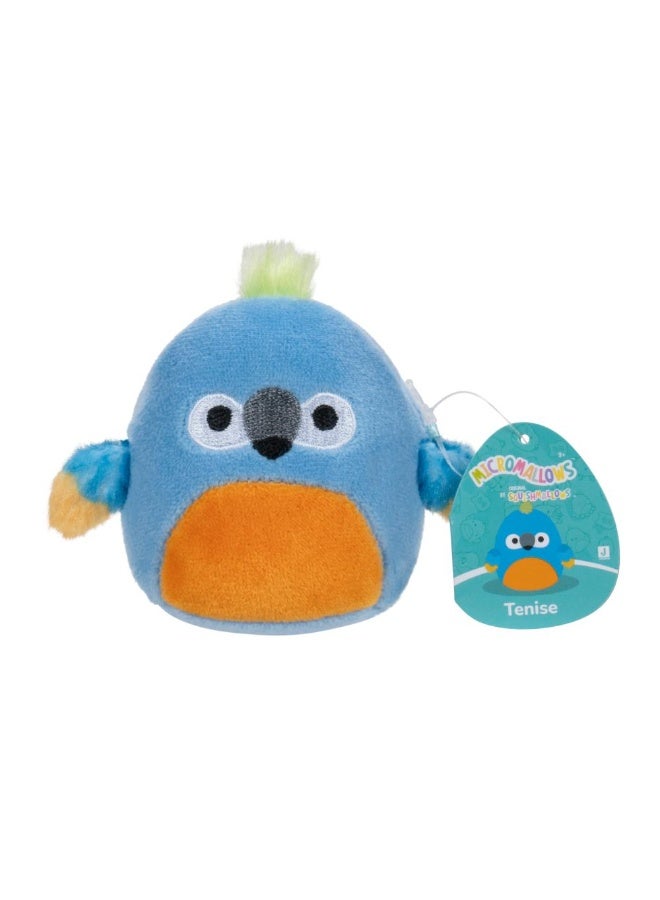 Squishmallows Micromallows Original Micromallows 4-Pack – Brina Bigfoot, Chanel Cinnamon Roll, Lucia Lemur, Tenise Parrot - Image 3