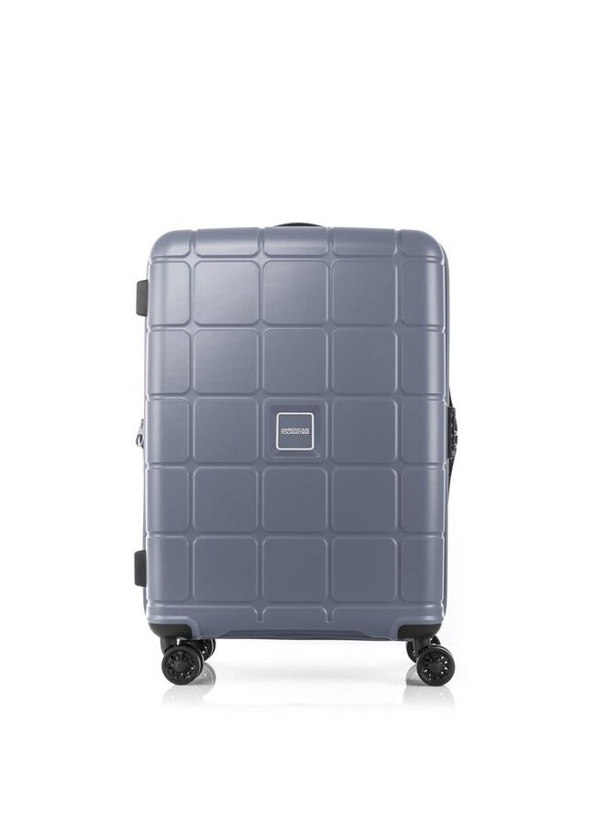AMERICAN TOURISTER Hundo Suitcase, Check-In Size 68 cm / 25 inch, 4 Spinner Wheels, Hard Top, Polypropylene, Flinstone|Spacious Interior|DuoSaf™ Security Zipper|TSA Combination Lock|Expandable - 3 Years International Warranty - Image 4