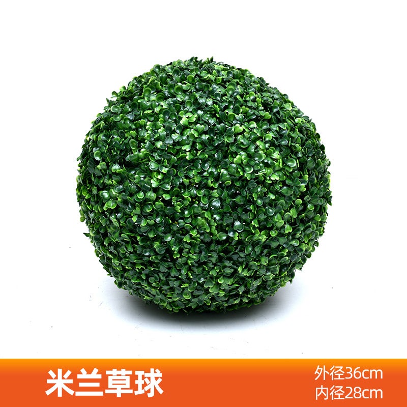 Simulation Plant Grass Ball Milan Ball Green Plant Decoration Ceiling Plastic Fake Flower Shopping Mall Opening Window Meichen Ceiling - Image 3