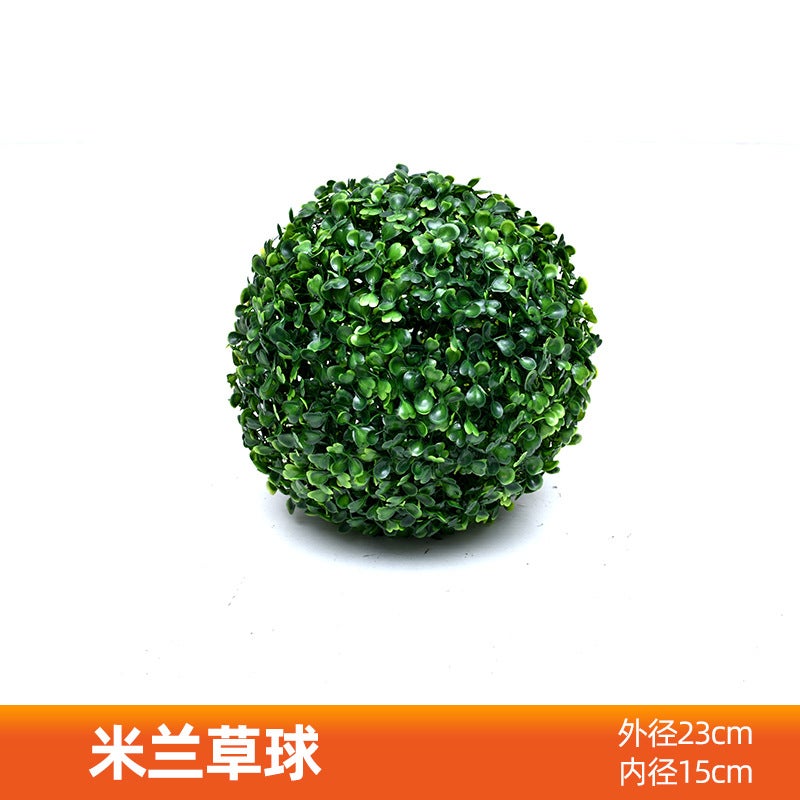 Simulation Plant Grass Ball Milan Ball Green Plant Decoration Ceiling Plastic Fake Flower Shopping Mall Opening Window Meichen Ceiling - Image 1