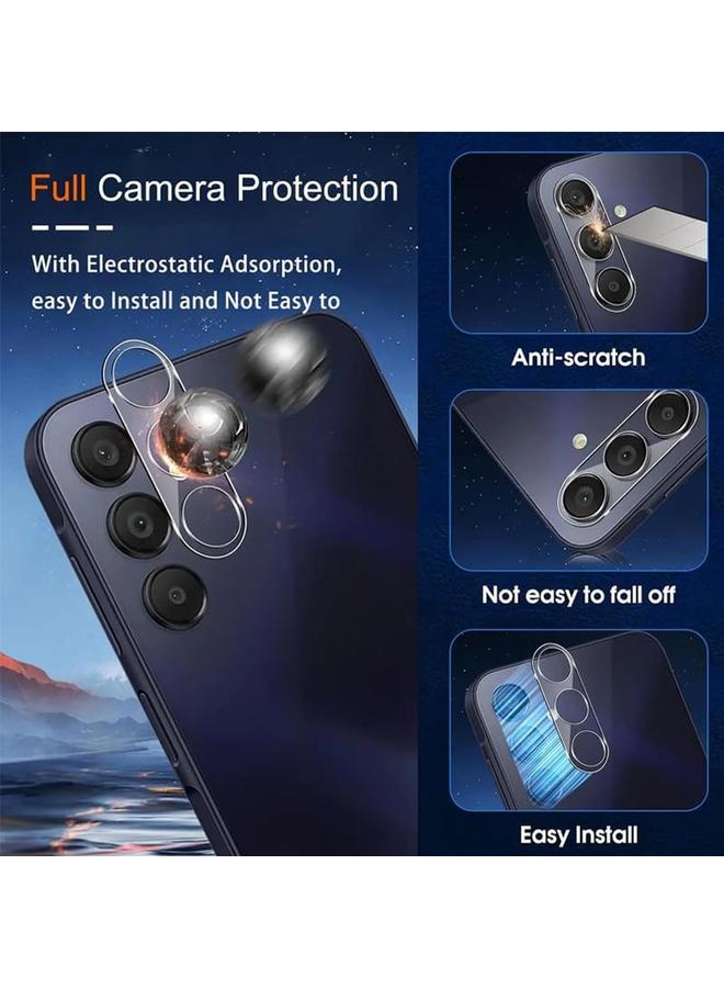 erorex 2 Plus 2 Privacy Film Compatible With Samsung Galaxy A55 5G Privacy Screen Protector With Camera Lens Protector 9H Hardness Tempered Glass Film Anti Scratch Bubble Free - Image 4