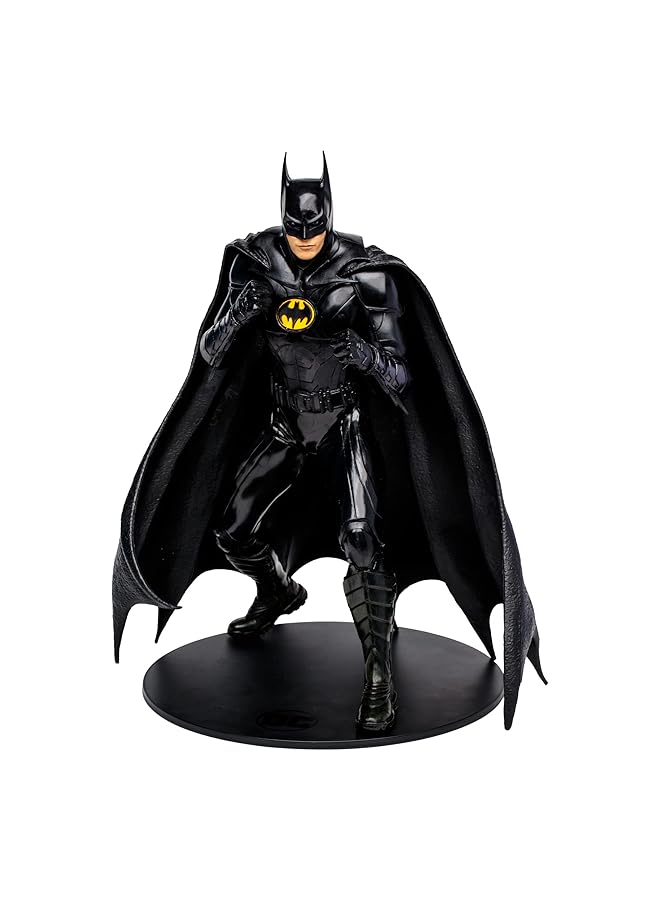 McFarlane Dc The Flash Movie 12 Inch Batman Figure 2 Detailed Poseable Statue With Art Card Iconic Suit & Battle Stance Multiverse Collectible Superhero Action Toy For Boys - Image 1