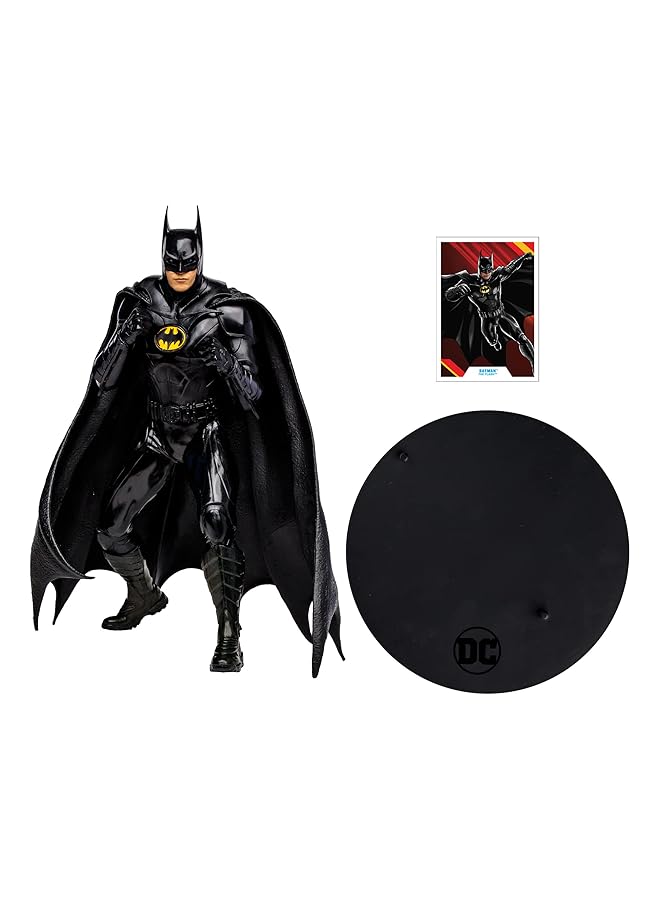 McFarlane Dc The Flash Movie 12 Inch Batman Figure 2 Detailed Poseable Statue With Art Card Iconic Suit & Battle Stance Multiverse Collectible Superhero Action Toy For Boys - Image 2