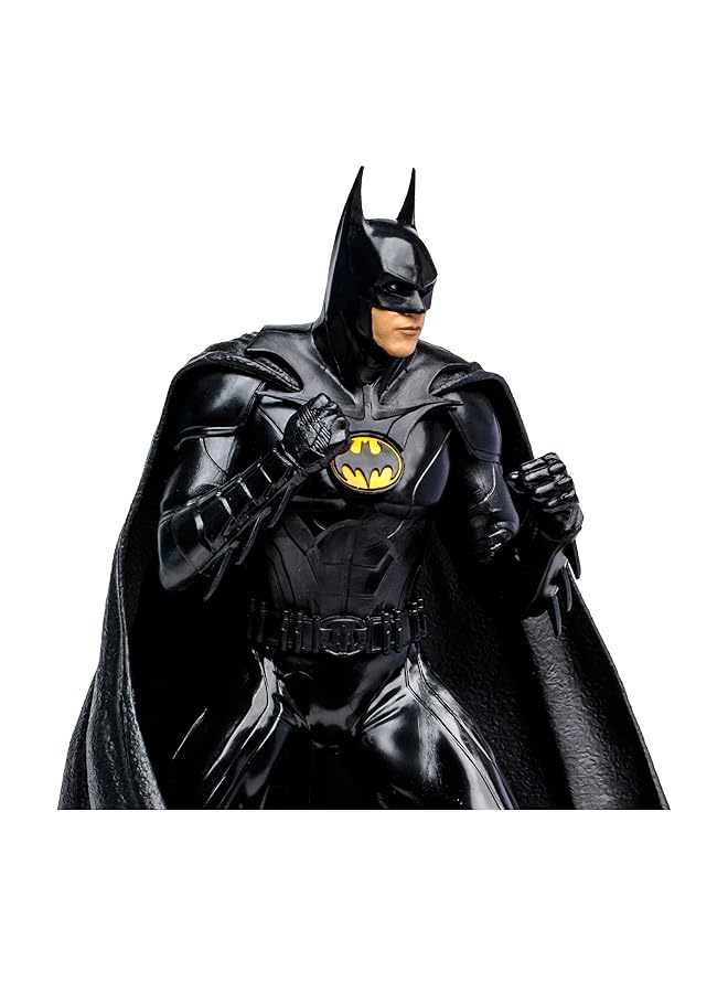 McFarlane Dc The Flash Movie 12 Inch Batman Figure 2 Detailed Poseable Statue With Art Card Iconic Suit & Battle Stance Multiverse Collectible Superhero Action Toy For Boys - Image 3