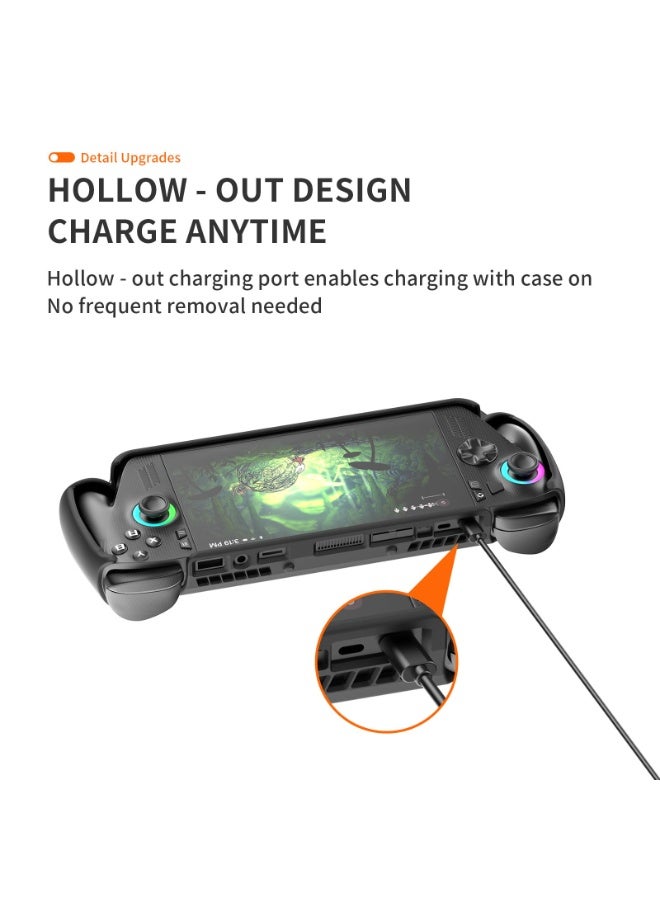 Handheld Gaming Console Protective Case for ASUS ROG Xbox Ally/Ally X with Kickstand, TPU Material, Shockproof, 360° Protection, Built-in Adjustable Stand - Image 4