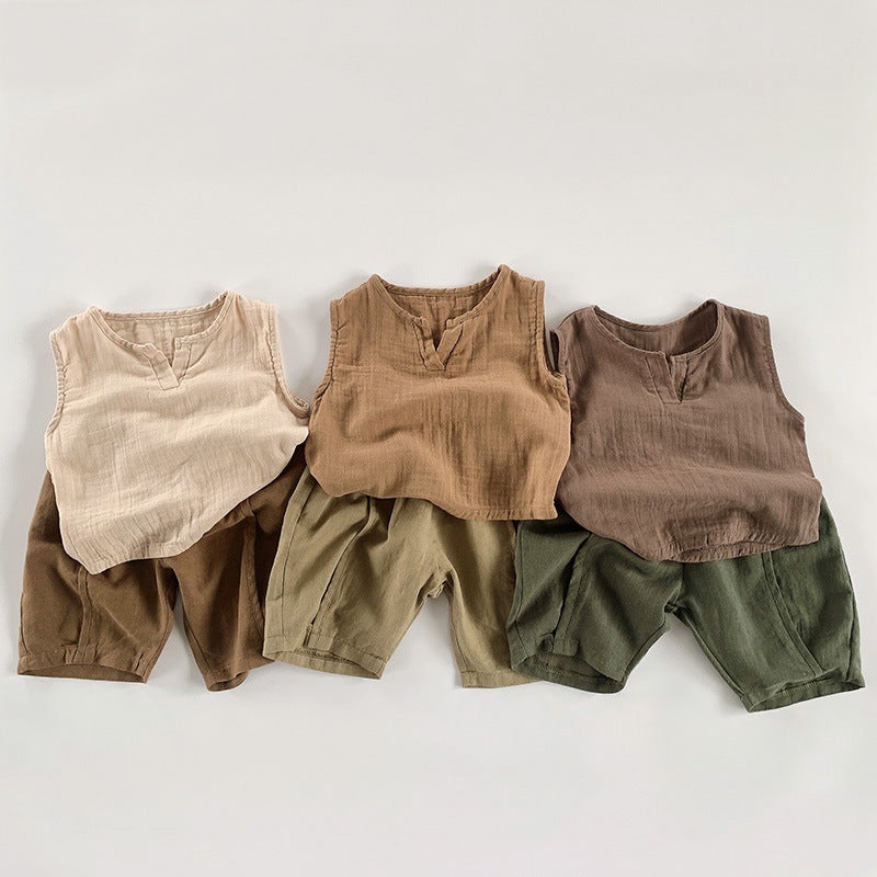 Cotton And Linen Shorts 2025 Men'S And Women'S Thin Breathable Five-Point Pants For Boys And Girls Korean Style Casual Pants - Image 4