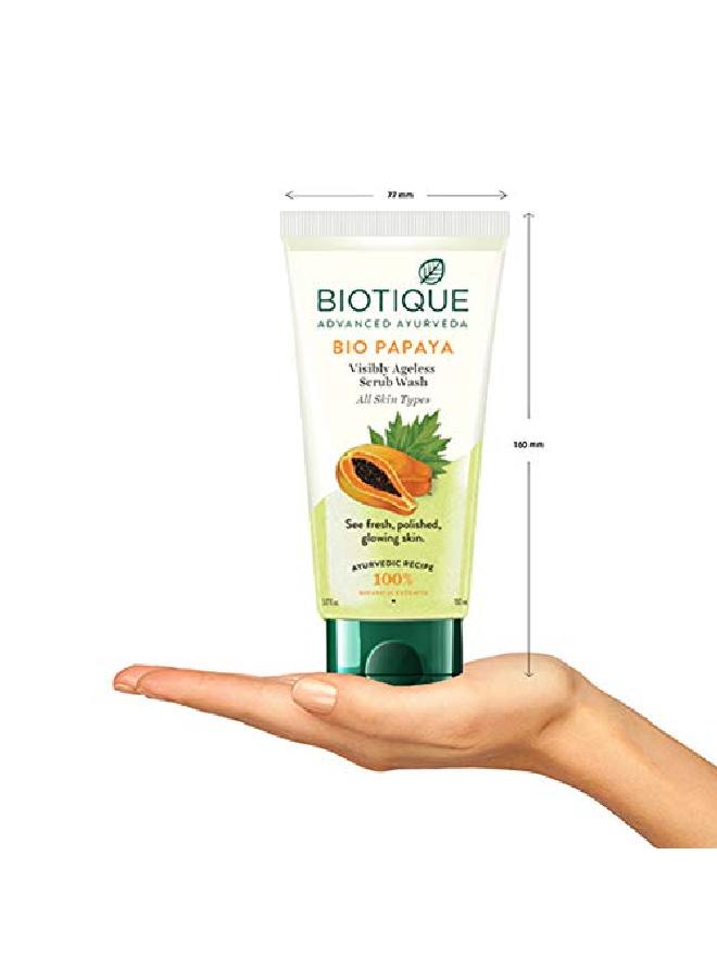 Biotique Papaya Deep Cleanse Face Wash For Visibly Glowing Skin All Skin Types 150Ml - Image 5