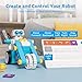 WhalesBot C3 Pro 12in1 Remote Control  Coding Robot Kit for Kids 4 Advanced Smart Panel  Cards Programming Educational STEM Toy Block Building Set with Controller  Motor for Kids 46 57 - Image 4
