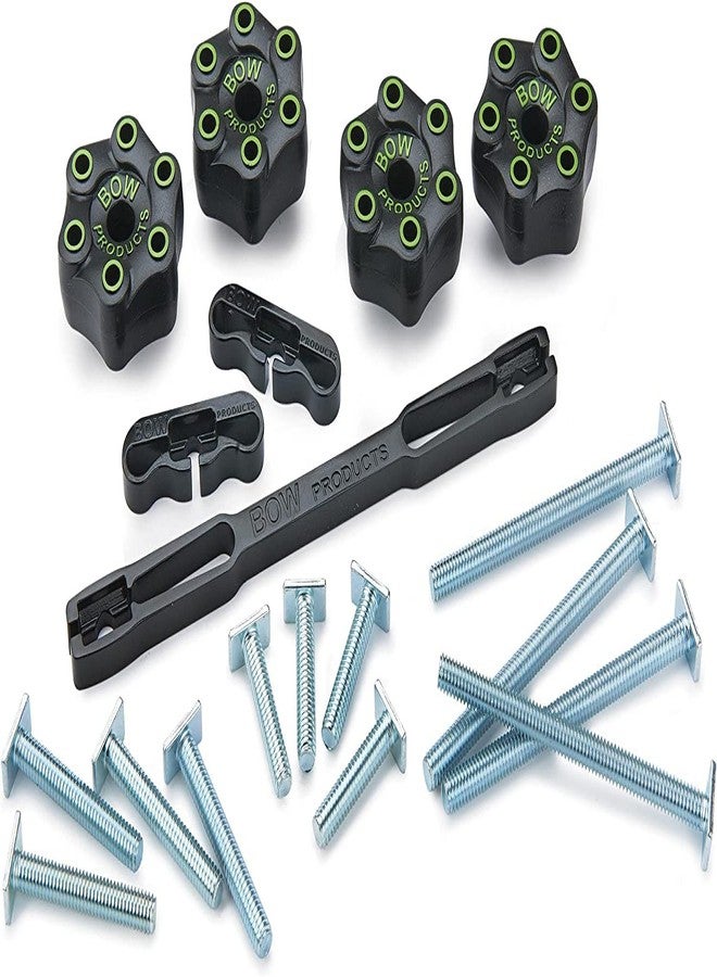 BOW Products AnchorPRO Combo 3/4" Miter Bar for Table Saw AP3 - Universal Hardware Kit - Works with FeatherPRO, Featherboard and Other Woodworking Accessories - Image 1