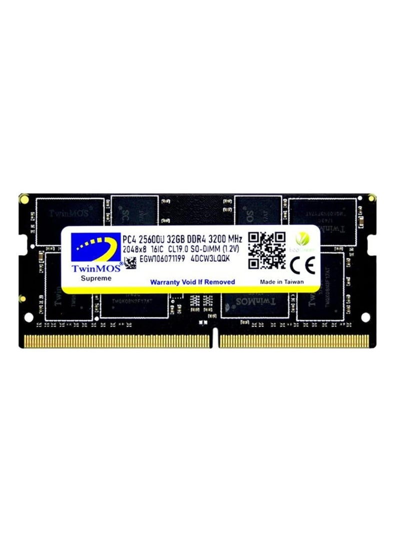 ذاكرة RAM لابتوب 32GB DDR4 3200MHz – وحدة ذاكرة عالية الأداء لتعدد المهام والكفاءة