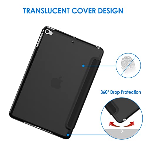 JETech Case for iPad mini 5 (2019 Model 5th Generation), Smart Cover with Auto Sleep/Wake (Black) - Image 4