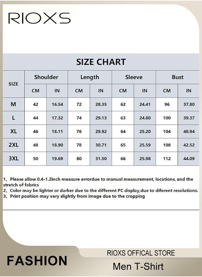 RIOXS - Mens Basic Shirts Cotton Crewneck Tops Casual T-Shirt Arm Zipper Tees Long Sleeve Slim Fit Undershirts HipsterTops For Workout Daily Wear - Image 1