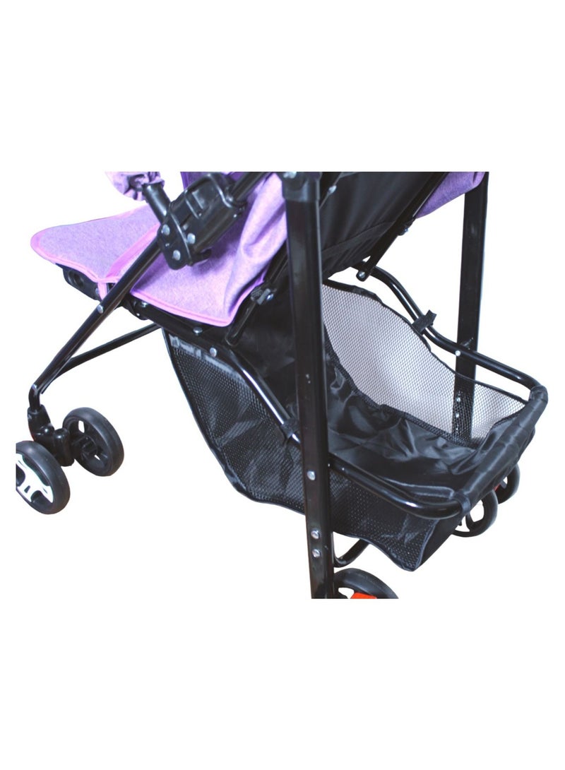 Toy Box Foldable Baby Stroller Reclining Seat For Sitting And Sleeping Purple - Image 4