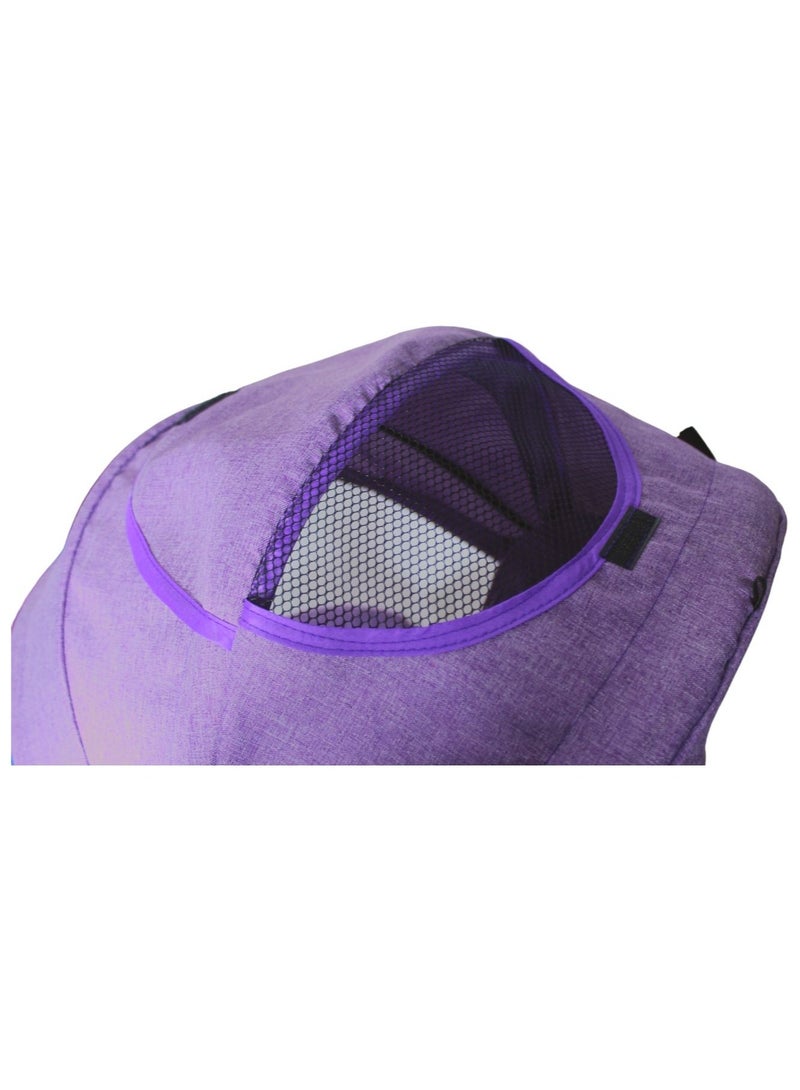 Toy Box Foldable Baby Stroller Reclining Seat For Sitting And Sleeping Purple - Image 5