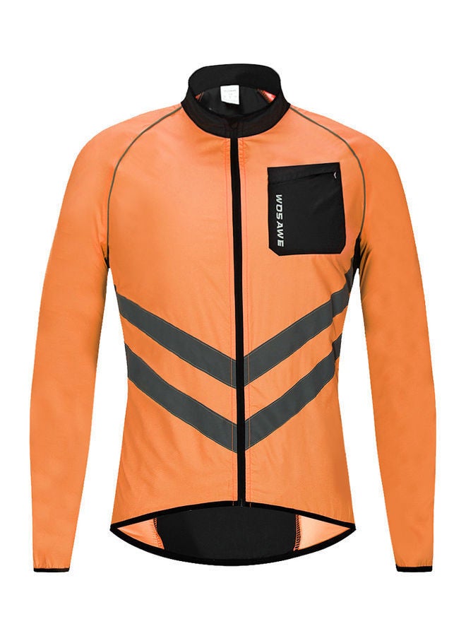NIBEMINENT Windproof Reflective Long Sleeves Bike Jacket M  - Image 1