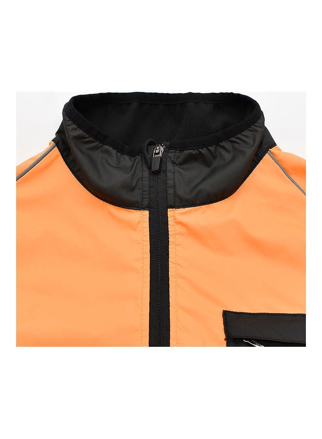 NIBEMINENT Windproof Reflective Long Sleeves Bike Jacket M  - Image 4