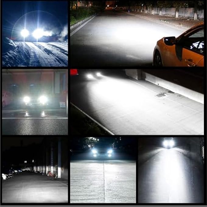 ريحني مصباح ضباب LED عالي السطوع، مصباح بديل لضباب الشاحنة، مصباح بديل للقيادة، ملحق سيارة للمقطورة والبيك أب والسيدان - Image 5