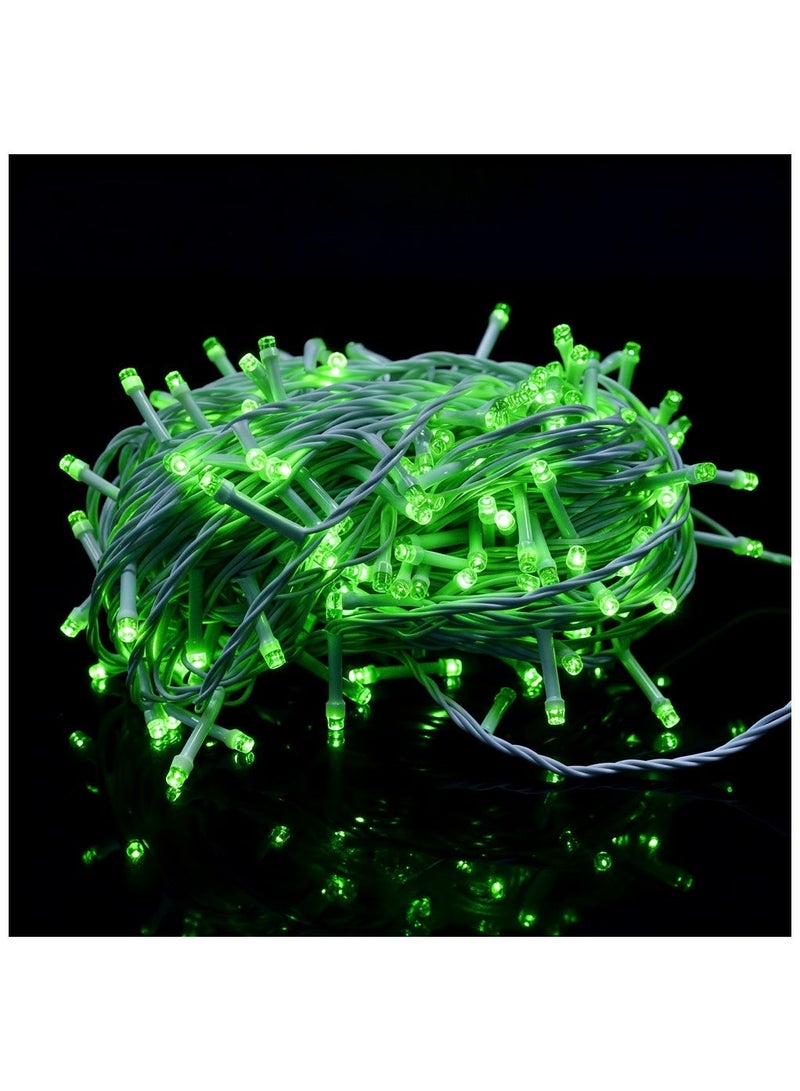 ZAYO LED String Lights Fairy Lights for Outdoor Garden, Patio, Lawn, Balcony, Wedding Decor, Party & Festival Decoration, Green-50 Meter - Image 1