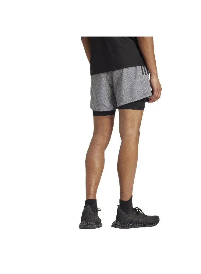 Adidas Otr B S 2In1 M Grey Running Shorts For Men XS