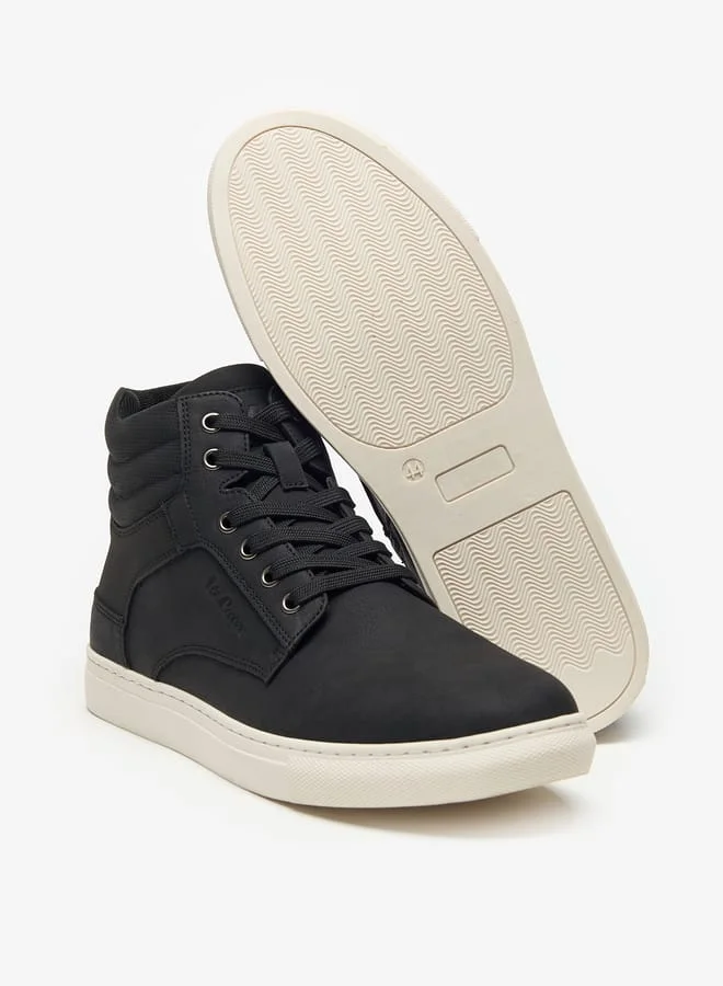 Lee Cooper Men's Solid Boots with Zip Closure