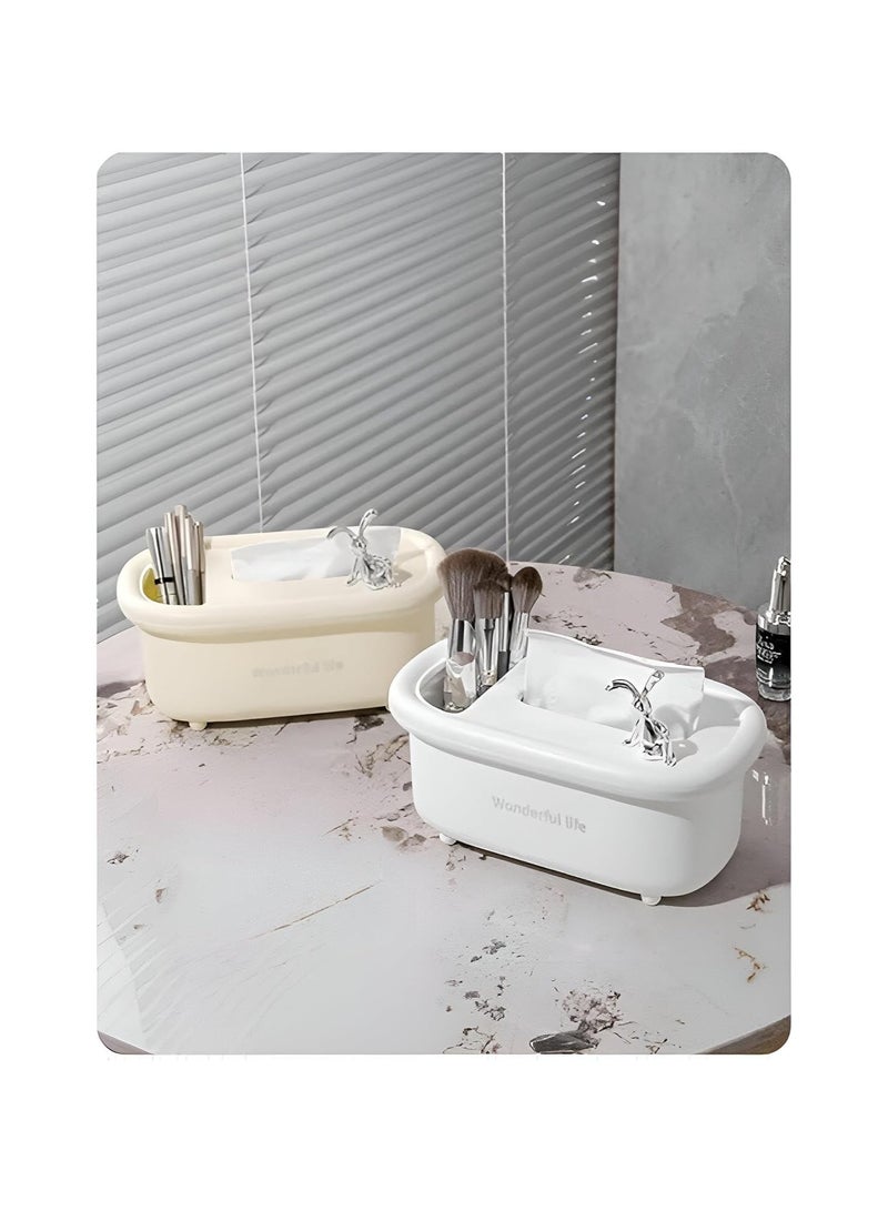 Spaceshoop This tissue box holder is ideal for bedrooms bathrooms and living rooms keeping your tissues organized and easily accessible - Image 4