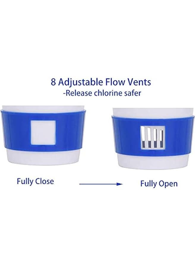 موزع كيماويات صغير عائم للسبا من الكلور/البروم لاقراص مقاس 1 انش، فكرة للسبا وحوض الاستحمام الساخن والنافورة وحمامات السباحة القابلة للنفخ وفوق الارض - Image 4