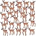 Skylety 28 Pieces Miniature Deer Figurines for Crafts Deer Cake Toppers Mini Figurines Toys for Birthday Party Shower Decorations - Image 3