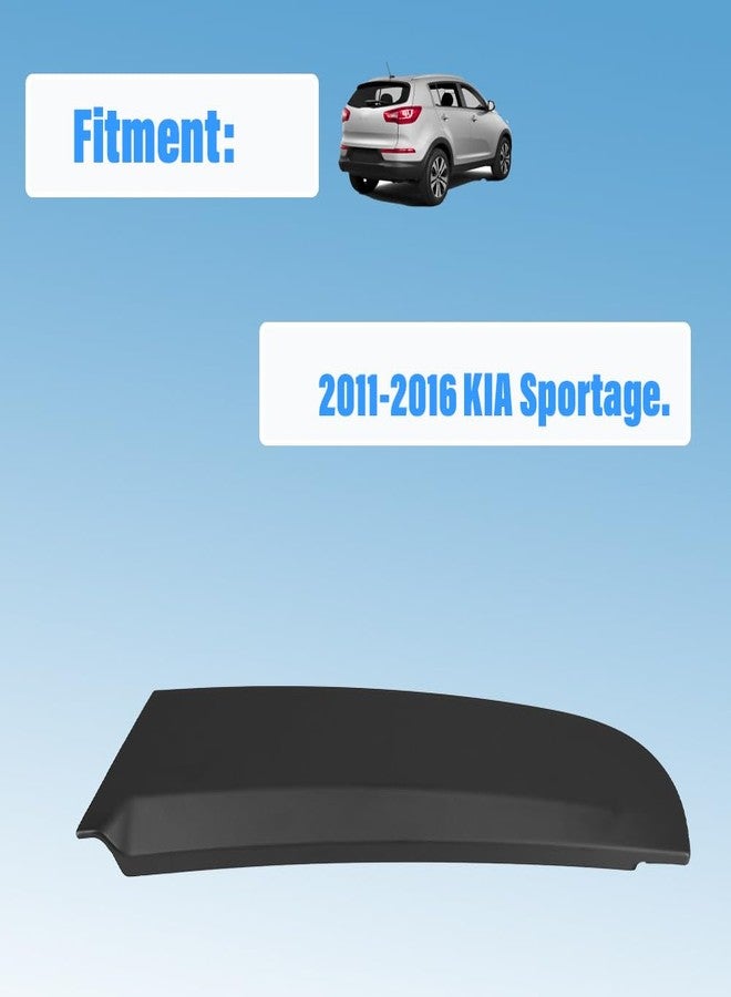 Automkt قالب تزيين عمود الباب الخلفي الأيمن من Automkt يناسب سيارة كيا سبورتاج موديلات 2011-2016، ويحل محل الرقم 83280-3W000 (أسود خلفي يمين). - Image 3
