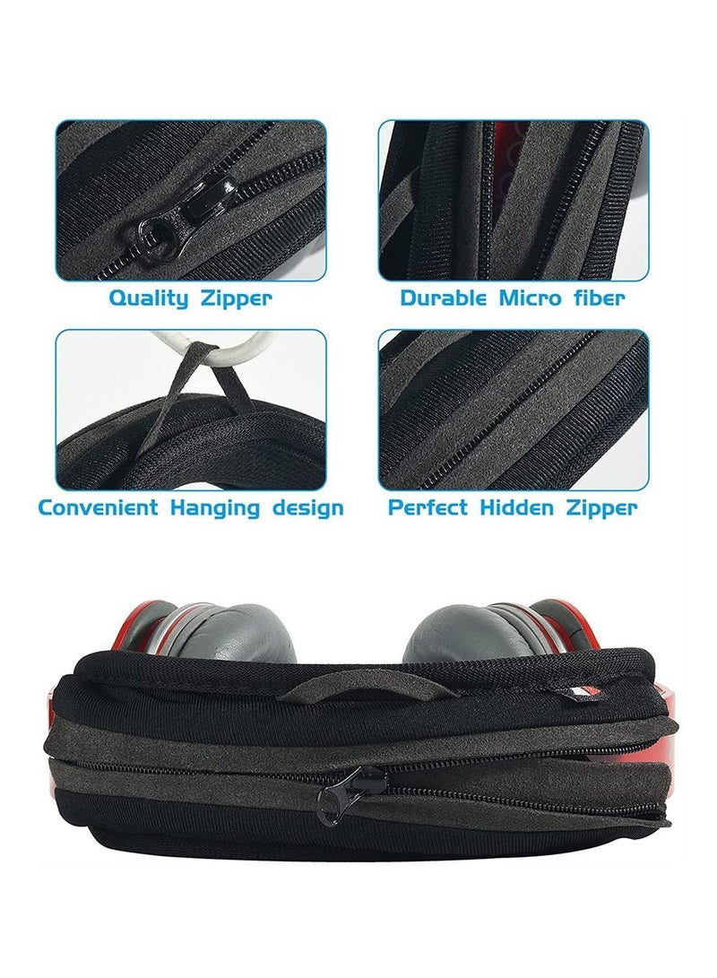 Y&D Universal Replacement Headband Cushion Pad Cover Protector Compatible with for ATH M50X, QC 35i/35ii, QC25, Solo 2/Solo 3, Studio 2/3 Headphones, Headphones  - Image 3