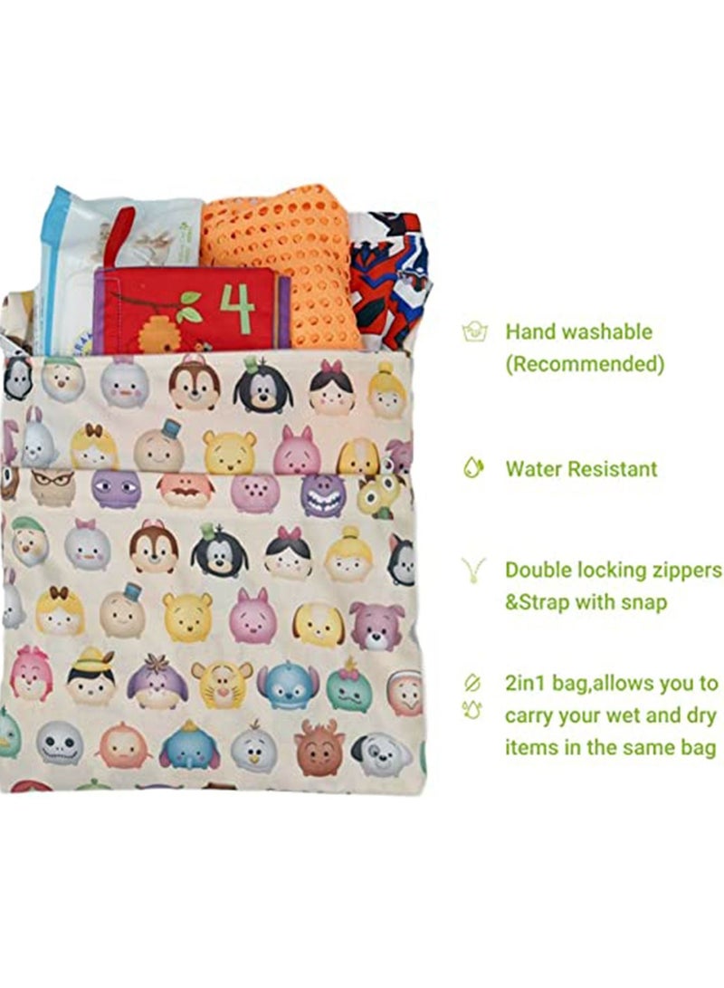 Waterproof Wet Bag, Washable, Reusable for Travel, Beach etc