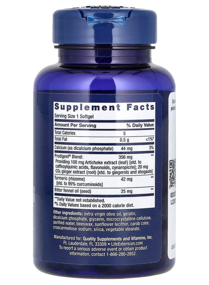 لايف إكستنشن تمديد الحياة، تخفيف الانتفاخ، 60 كبسولة هلامية - Image 2