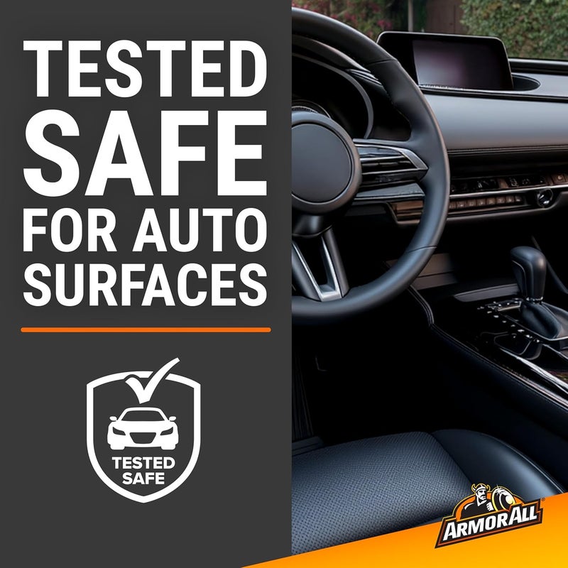 ARMOR ALL Market mainstream color picks Original Protectant Wipes, Car Interior Cleaner with UV Protection to Fight ing & Fading, Medium Shine, 30 Count, 17496C Heat insulation layer - Image 5